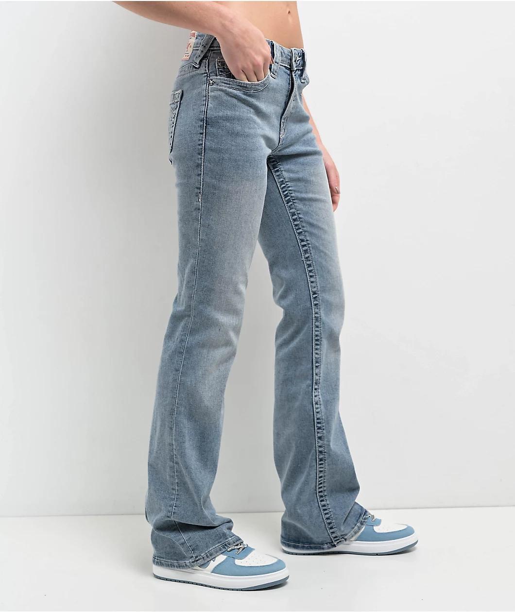 True Religion Becca Peak Spot Mid Rise Bootcut Jeans Product Image