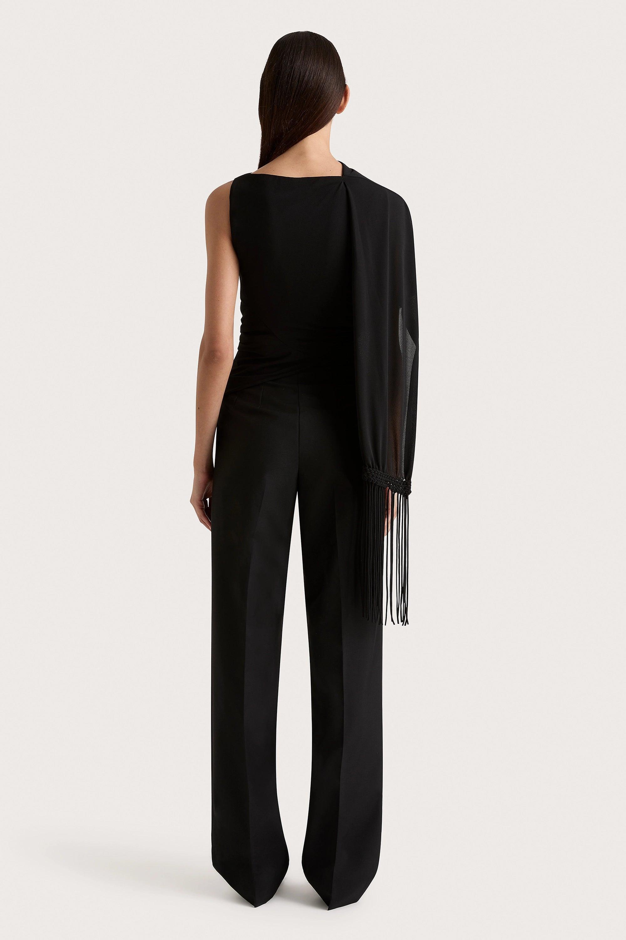 Lena High Waisted Pant Black Product Image