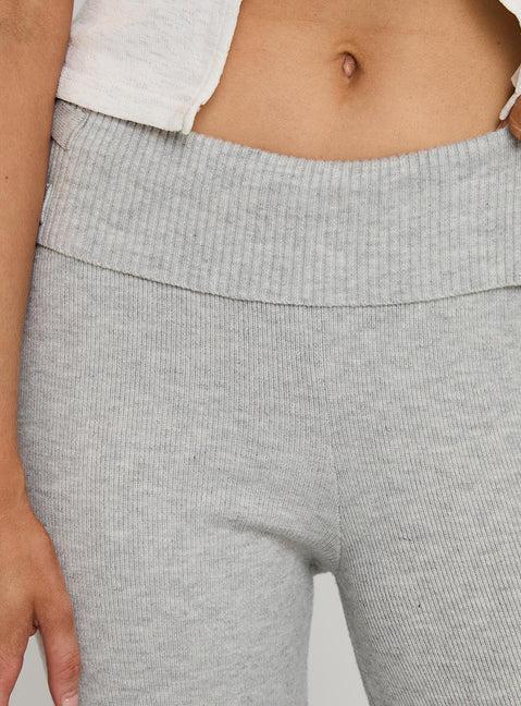 Try Me Knit Pants Grey Product Image