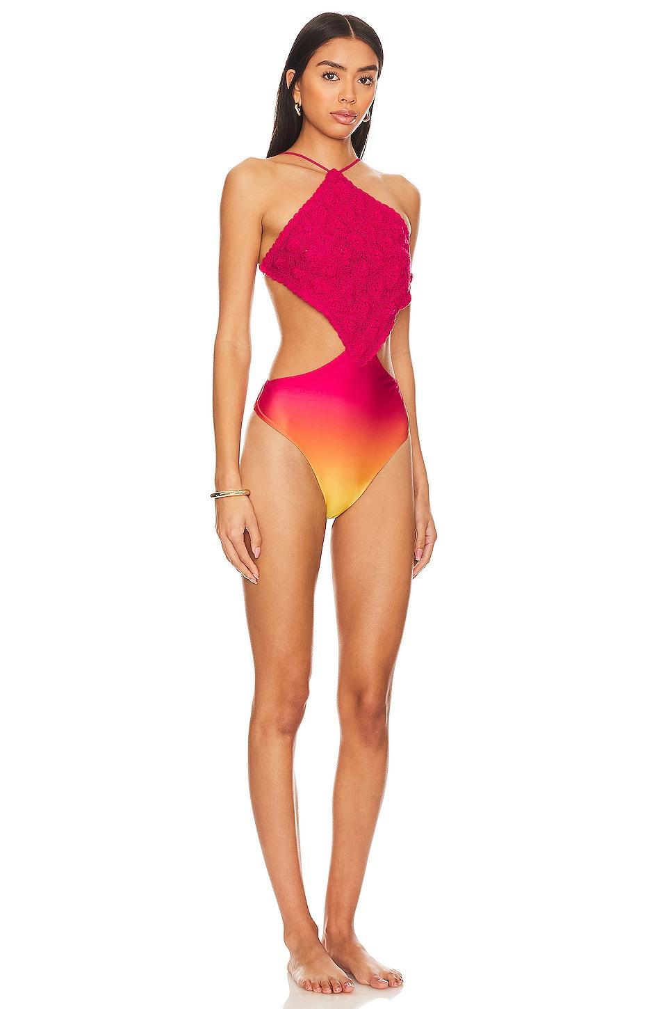 x REVOLVE Adara One Piece Agua Bendita Product Image