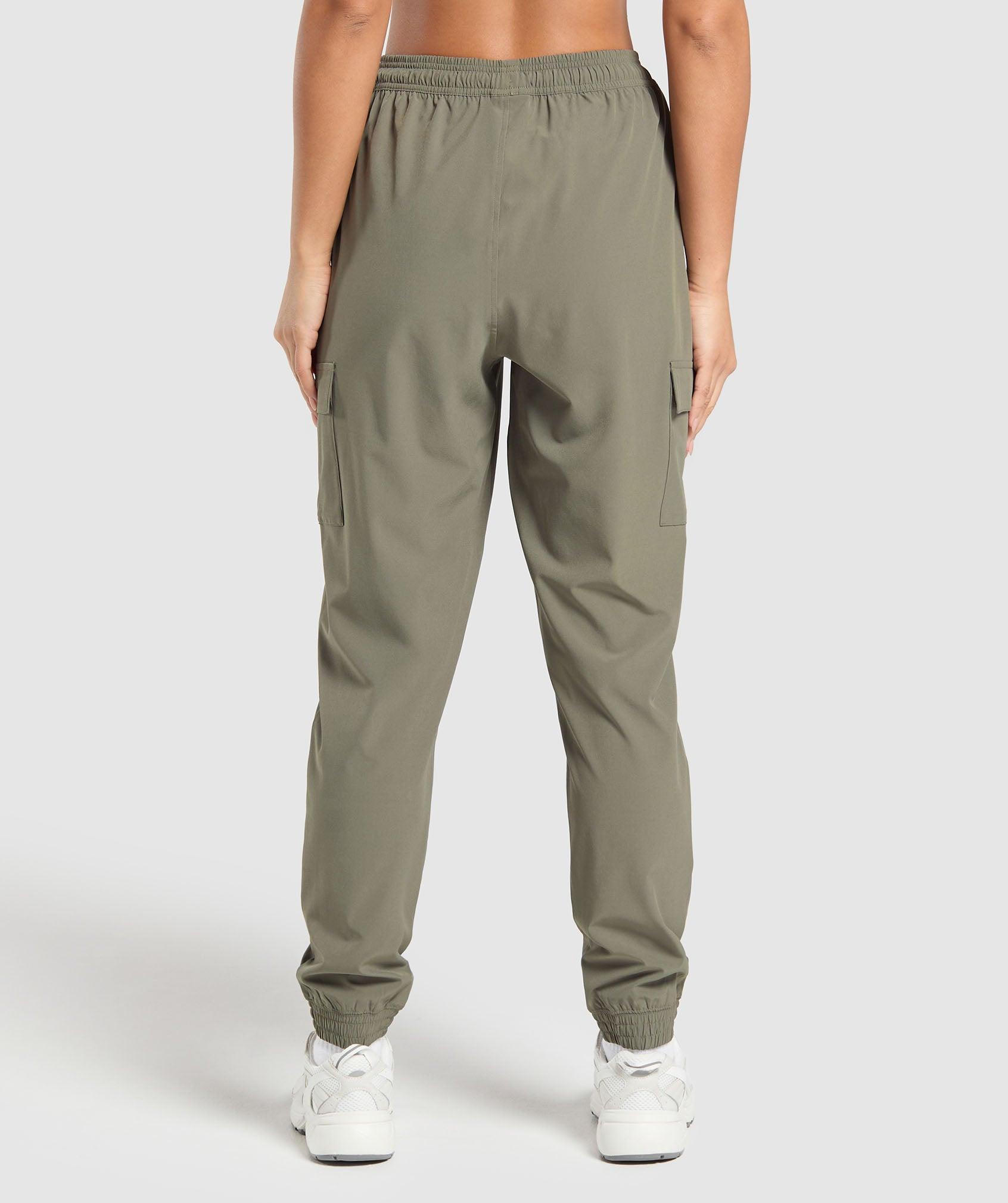 Gymshark Woven Cargo Pant - Base Green Female Product Image