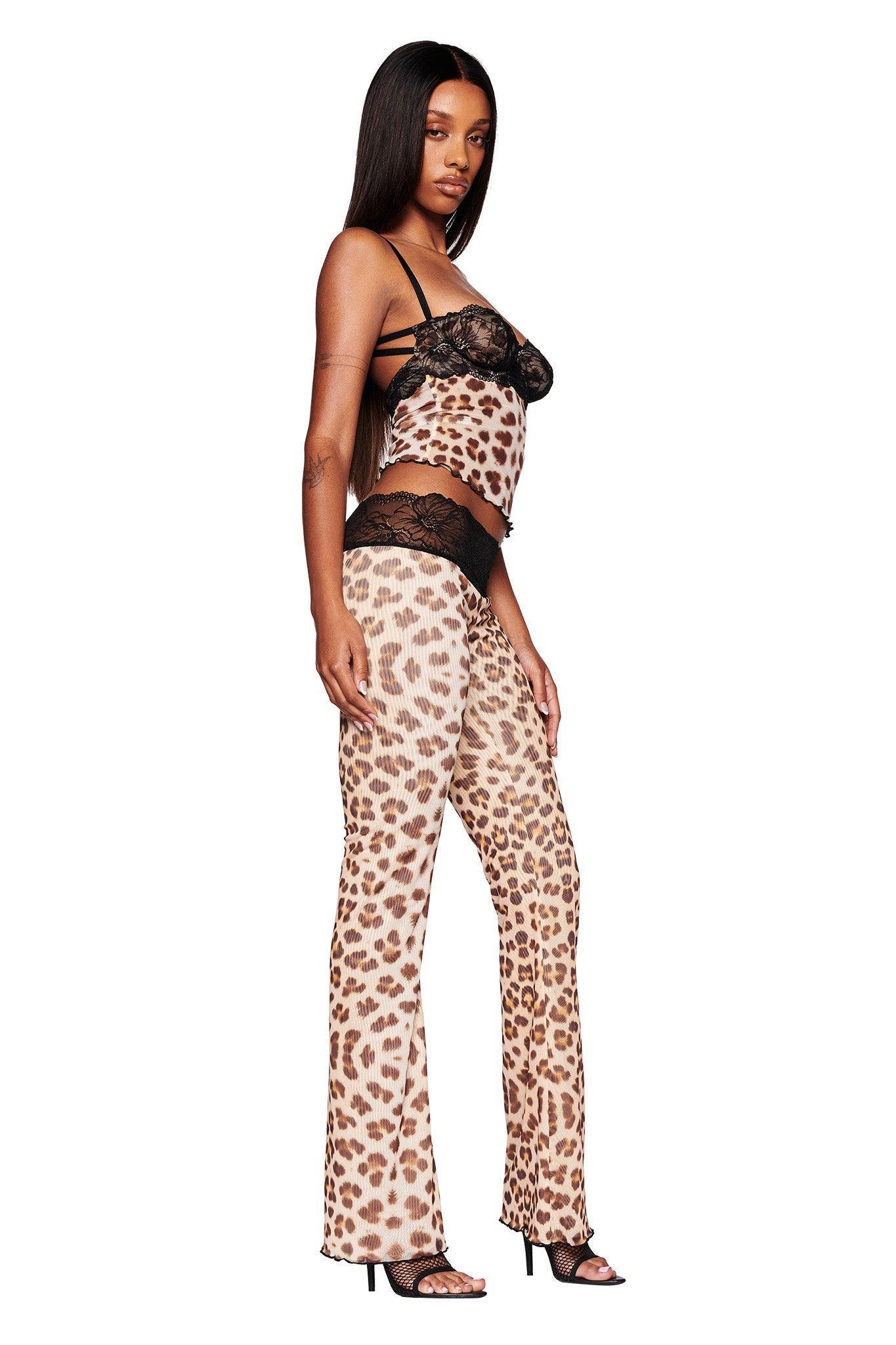 SILO PANT - NEUTRAL : LEOPARD Product Image