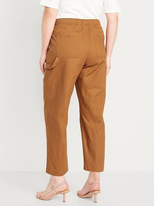 High-Waisted Pulla Utility Pants Product Image