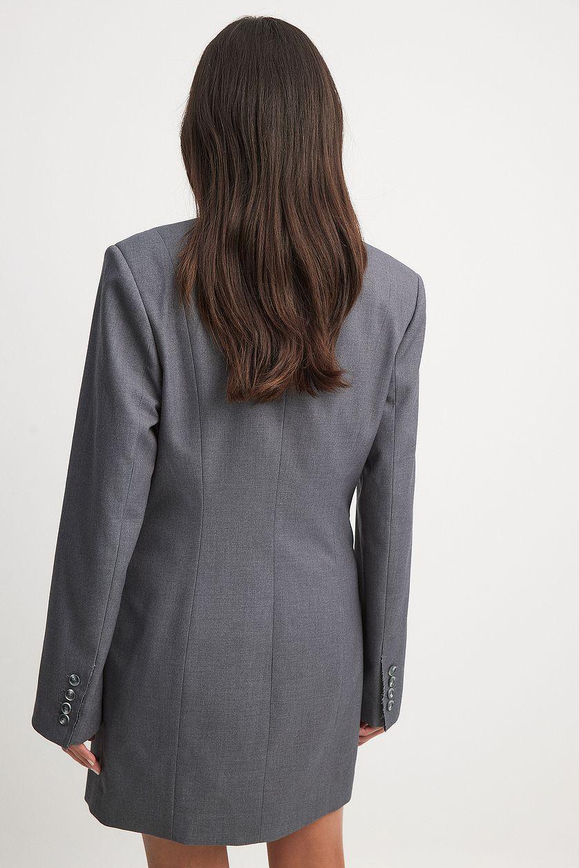 Straight Oversized Blazer Dress Product Image