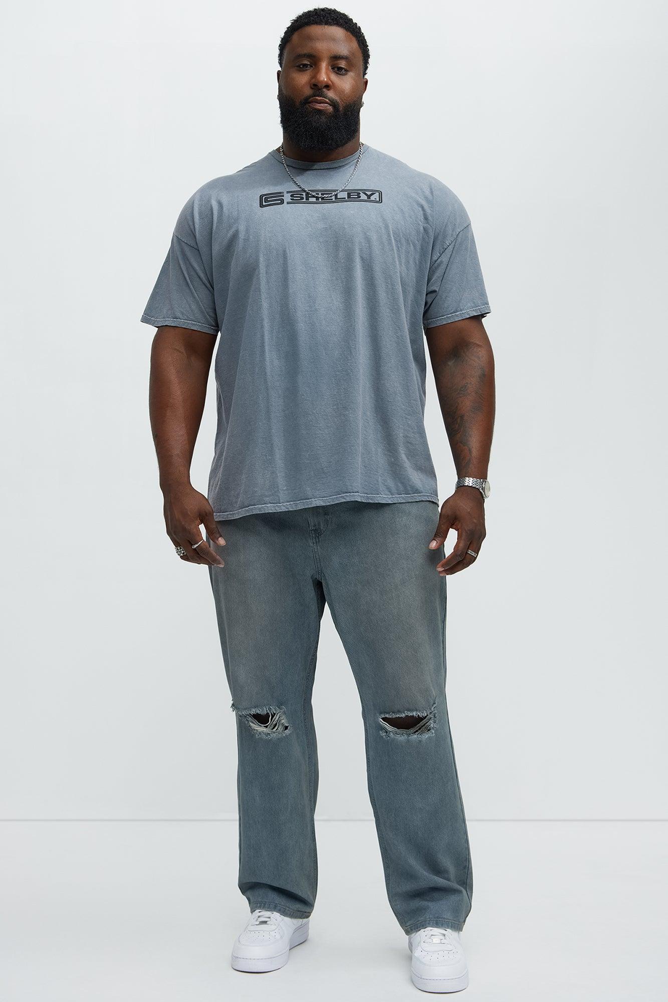 Shelby Mustang Short Sleeve Tee - Grey Product Image