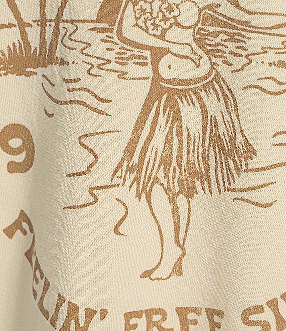 Billabong Ride In Crew Oversized Graphic Sweatshirt Product Image