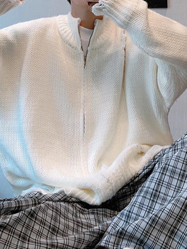 Men's Street Ripped Zip Up Jacket Product Image