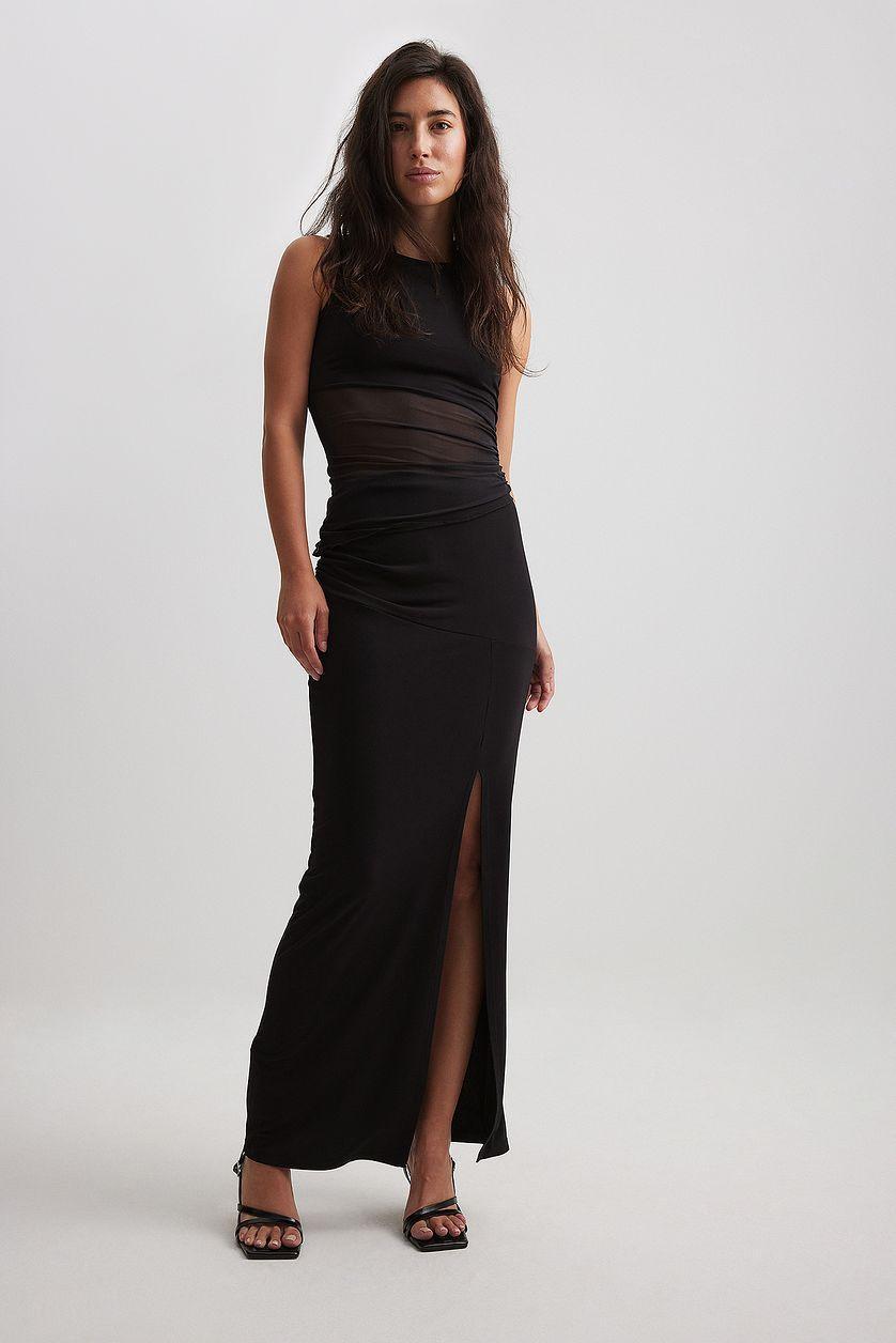 Rouched Maxi Skirt Product Image