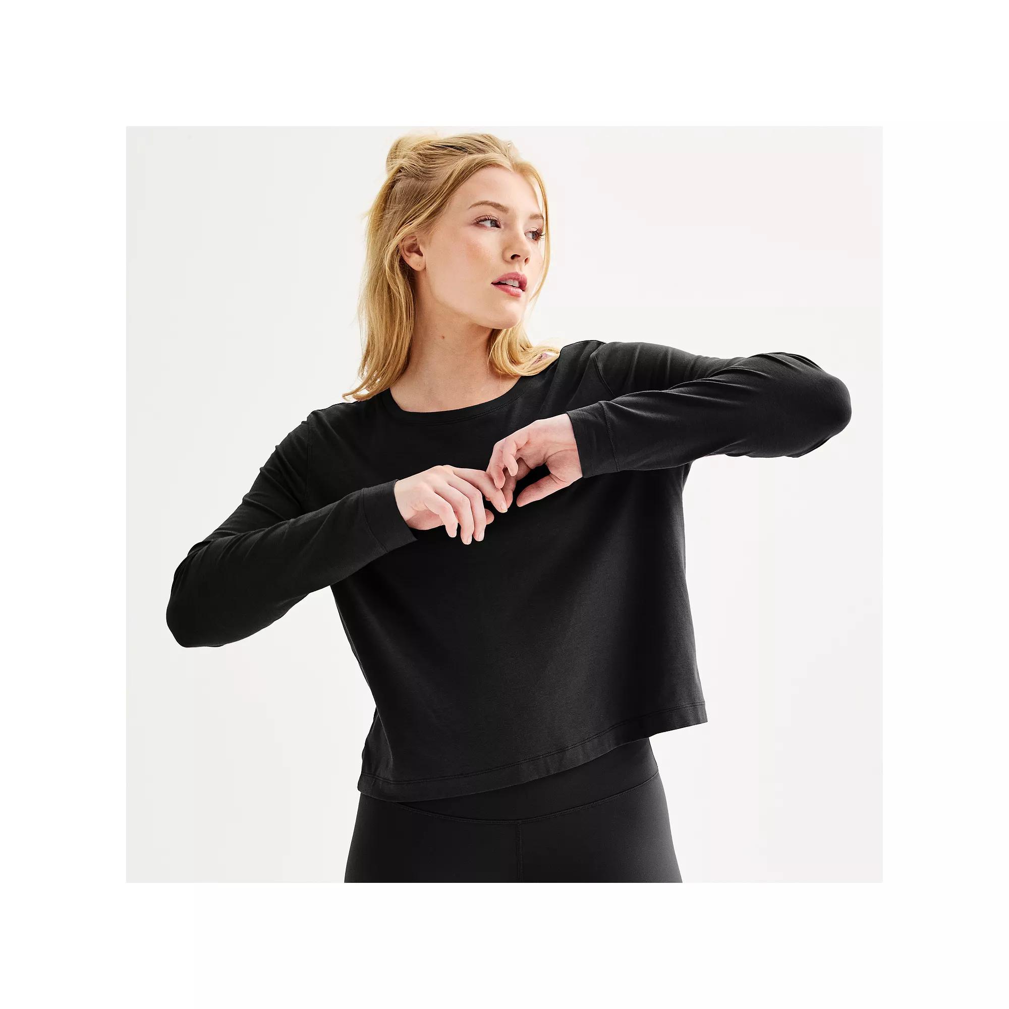 Women's FLX Restore Long Sleeve Tee, Size: Large, Modern White Product Image
