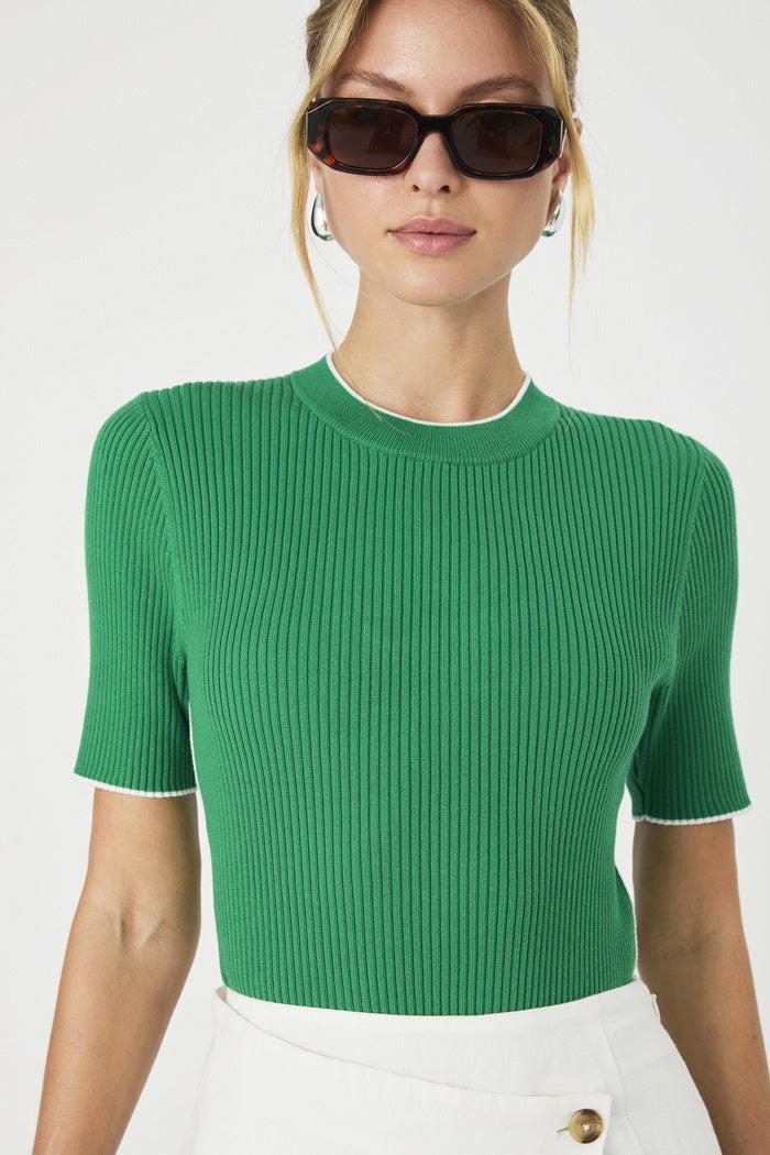 Mozza Short Sleeve Sweater Product Image