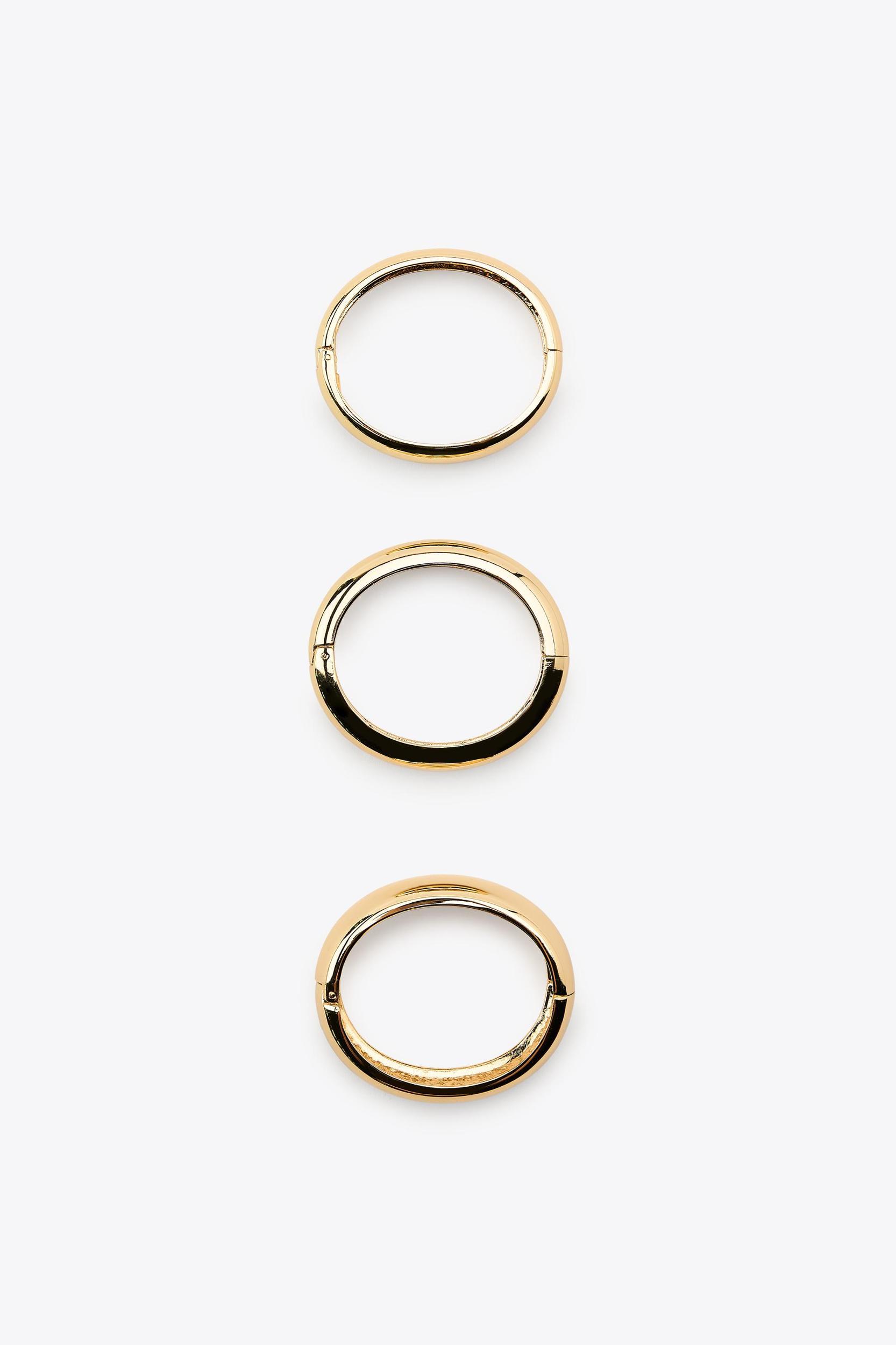 3-PACK OF RIGID METAL BRACELETS Product Image