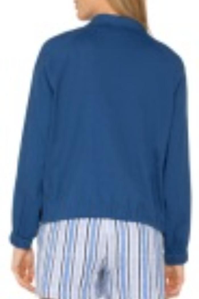 Raglan Sleeve Jacket with Cinch Hem Product Image