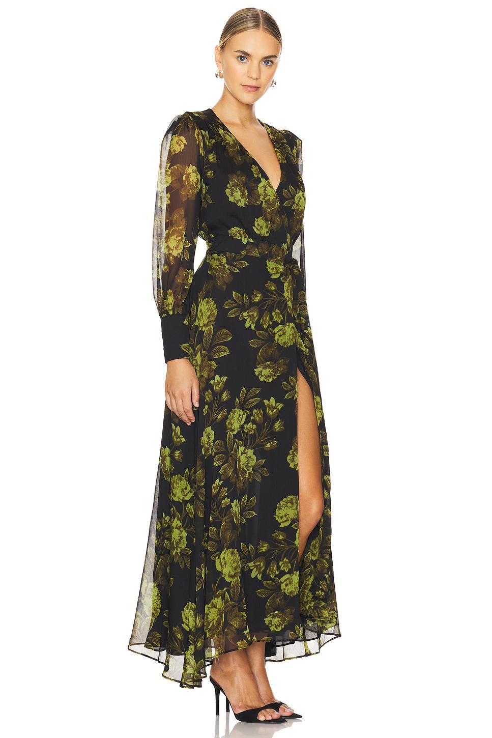 Lucianna Maxi Wrap Dress Bardot Product Image