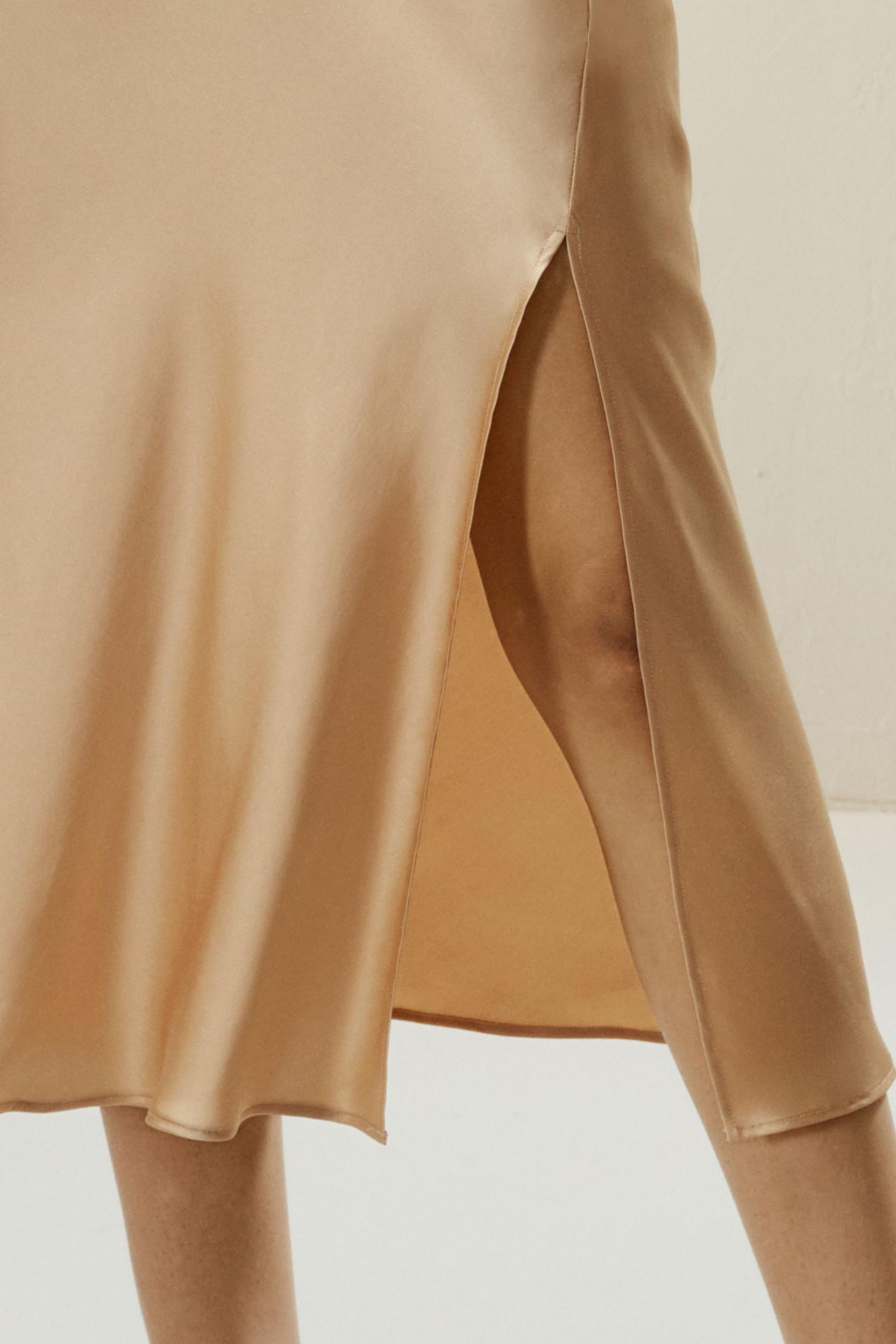 LILYSILK Silk Skirt Pleated - for Women - Black 100% Silk - Luxurious Bias Cut Skirt 16 Product Image