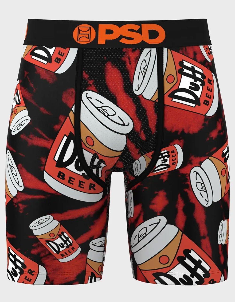 PSD x The Simpsons Duff Beer Mens Boxer Briefs - MULTI Product Image