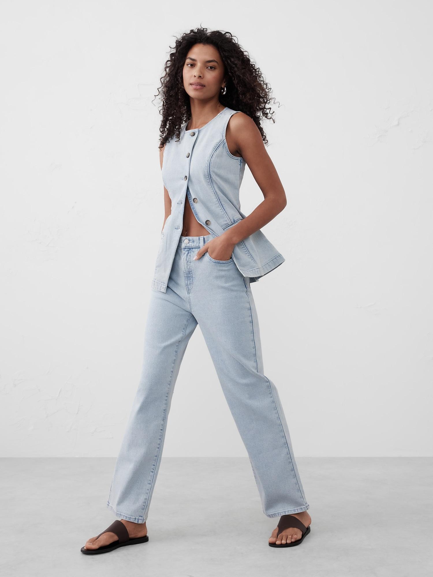 Ultra High-Rise Straight Jean Product Image