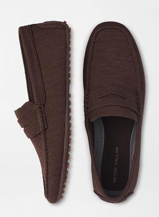 Peter Millar Mens Cruise Knit Driver | Color: Mocha | Size: 10 Product Image