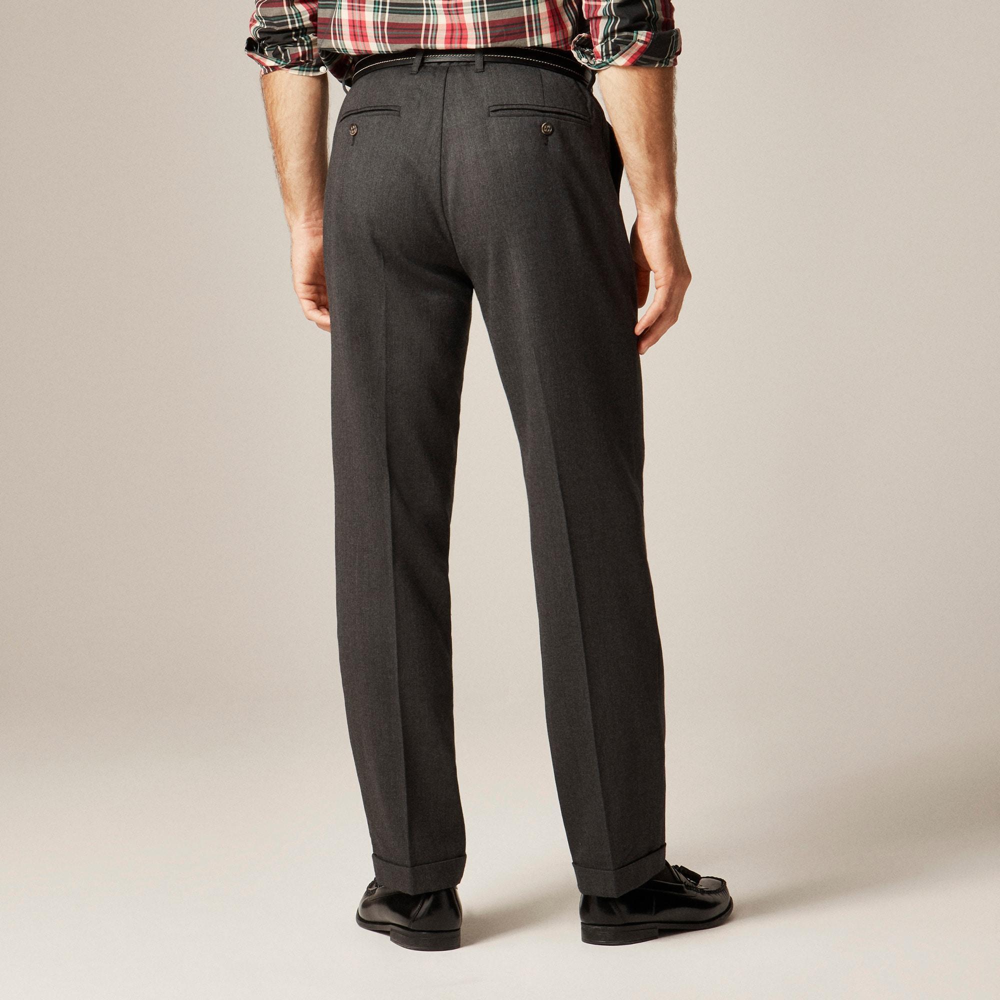 Classic creased wool trouser Product Image