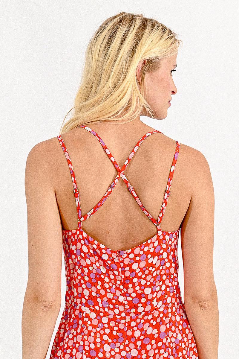 V NECK OPEN BACK JUMPSUIT Product Image