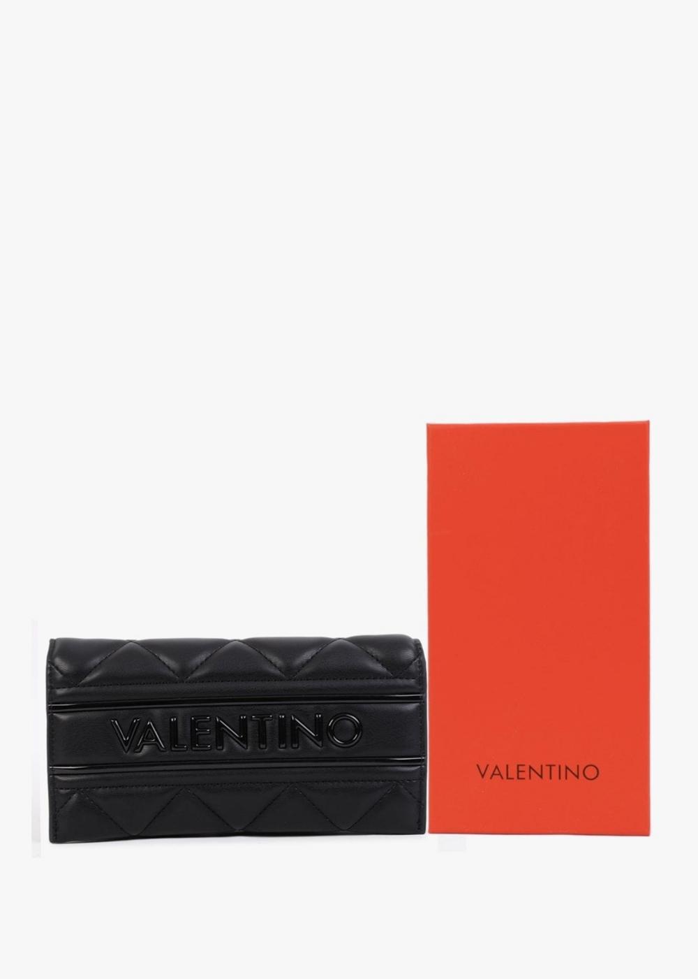 VALENTINO GARAVANI Ada Black Quilted Wallet In Bke Product Image