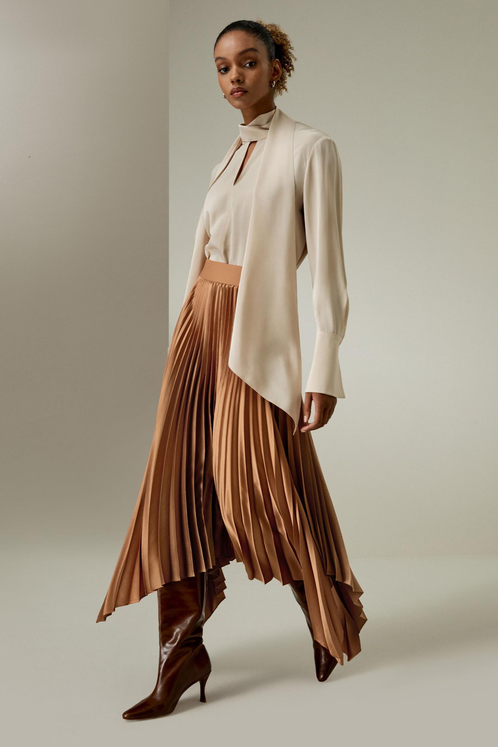 Silk Statement Blouse Product Image