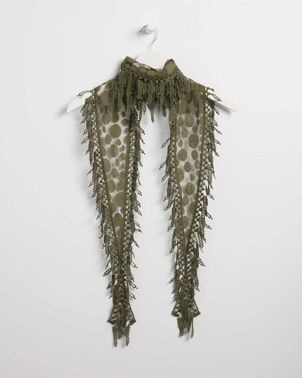 Lace Fringe Scarf Product Image