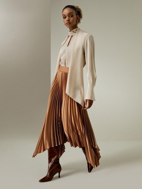 Silk Statement Blouse Product Image