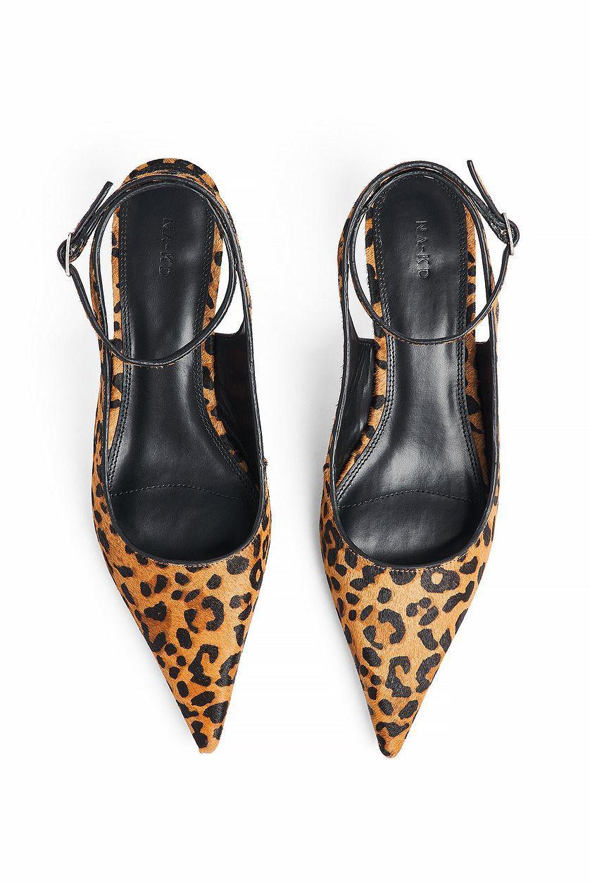 Leather Pointy Ankle Strap Pumps Product Image