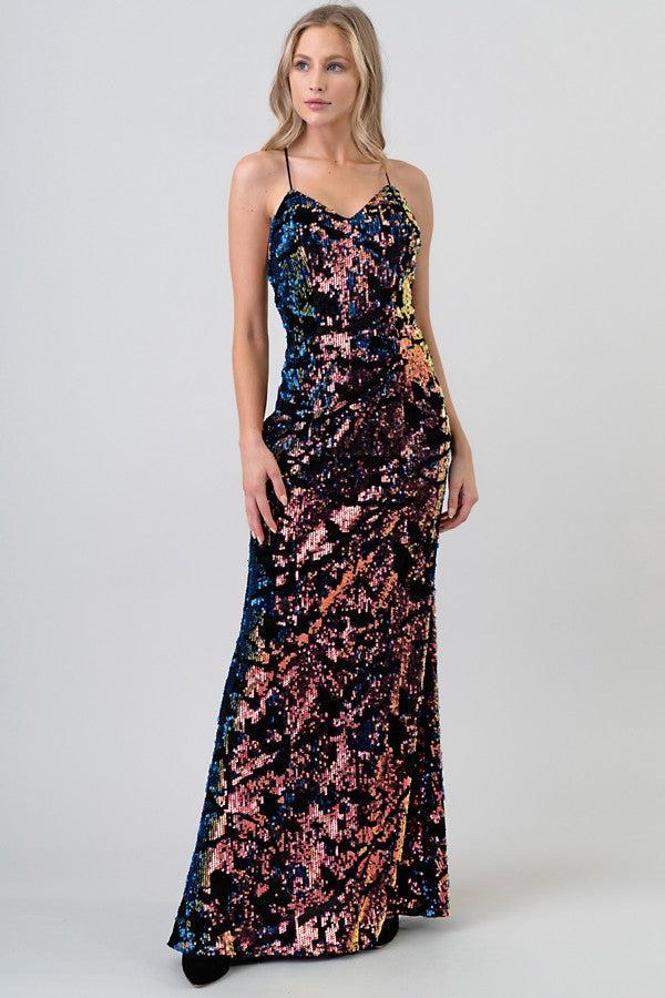 Minuet Sequin Party Gown Product Image