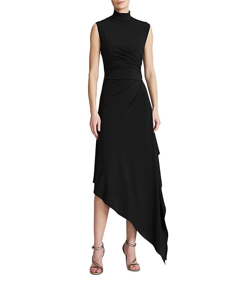 Halston Layla Asymmetric Midi Dress Product Image