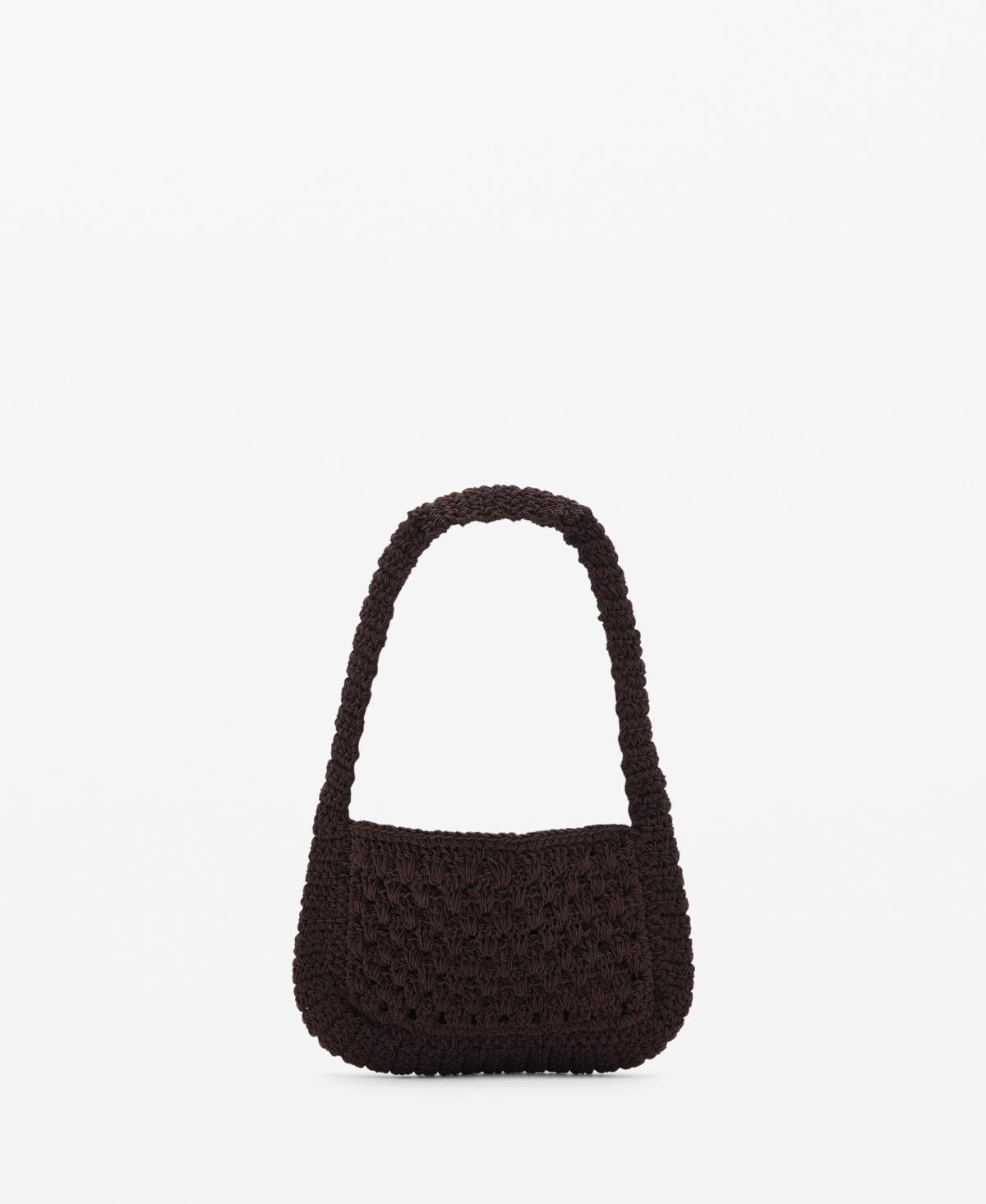 Crochet handbag - Women | MANGO USA Product Image