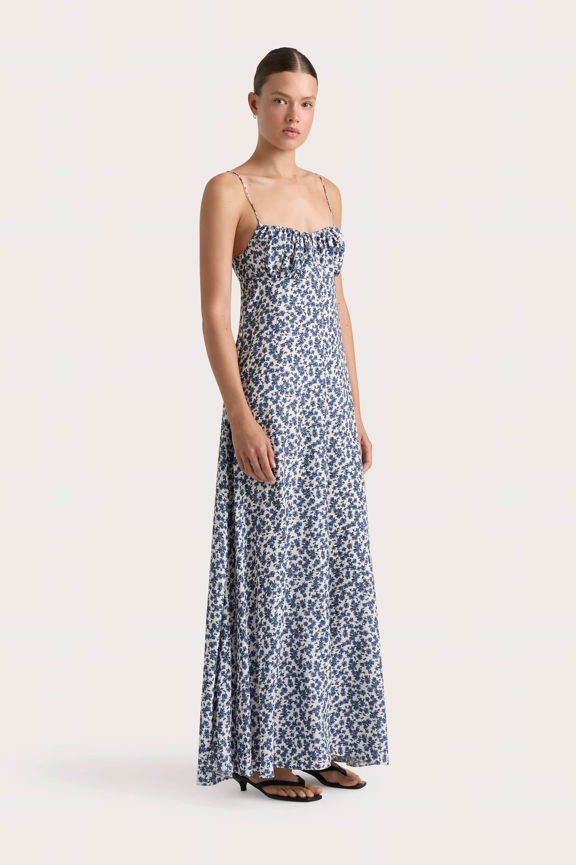 Anessa Maxi Dress Leilani Mid Blue - Final Sale Product Image