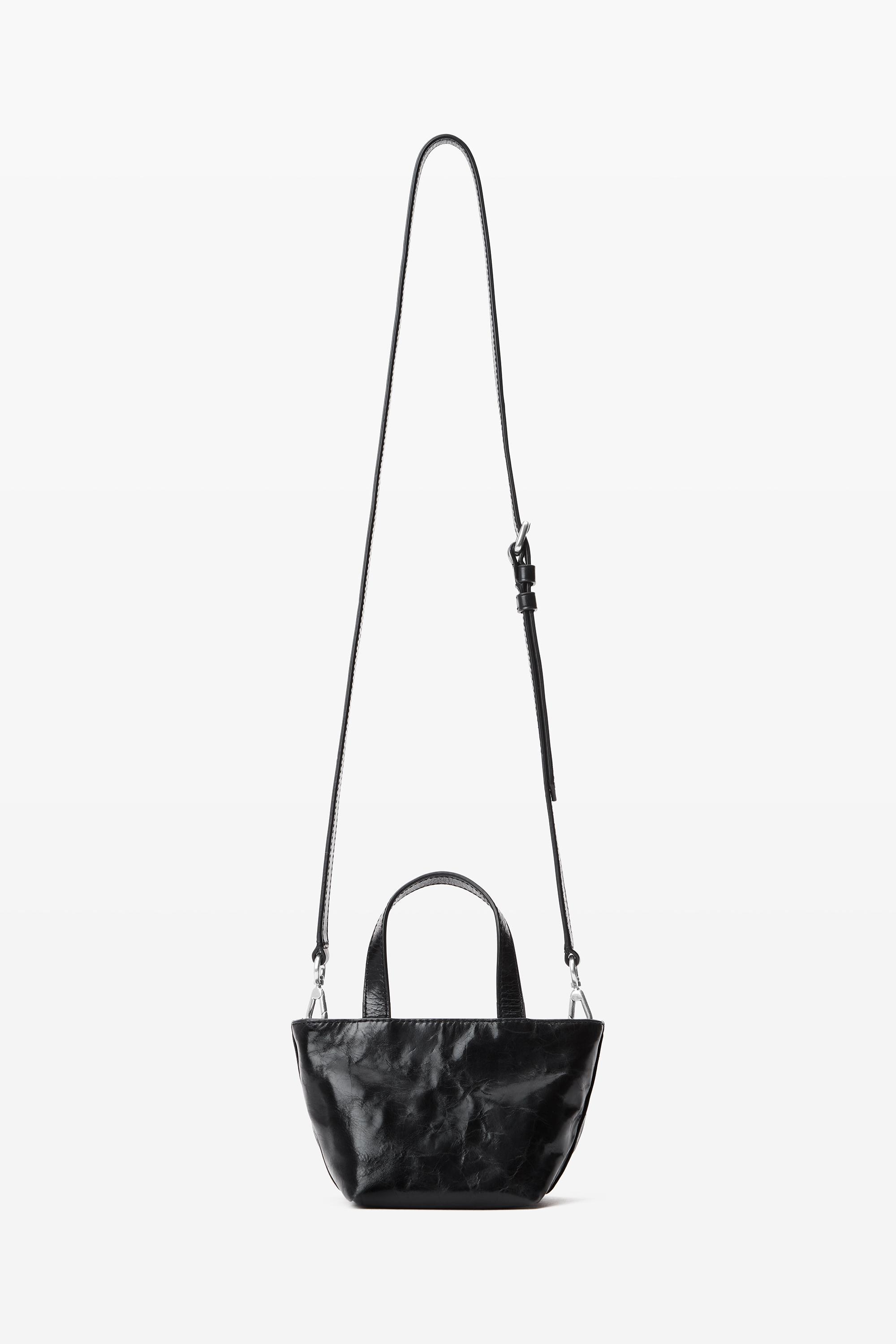 Punch Mini Tote Bag In Crackle Patent Leather Product Image