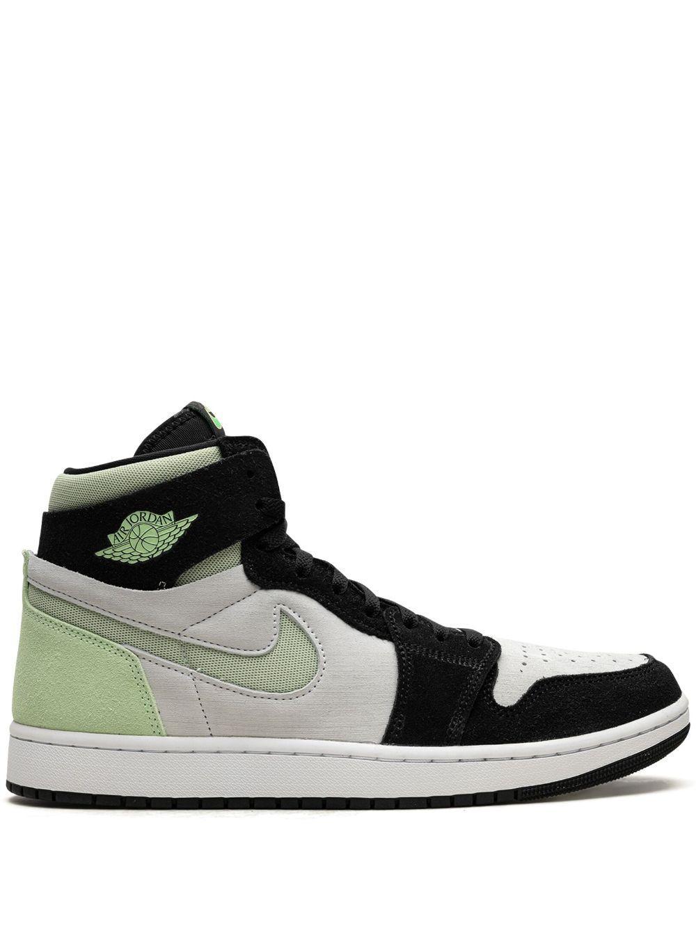 JORDAN Air  1 Zoom Cmft 2 "honeydew" Sneakers In White/green/black Product Image