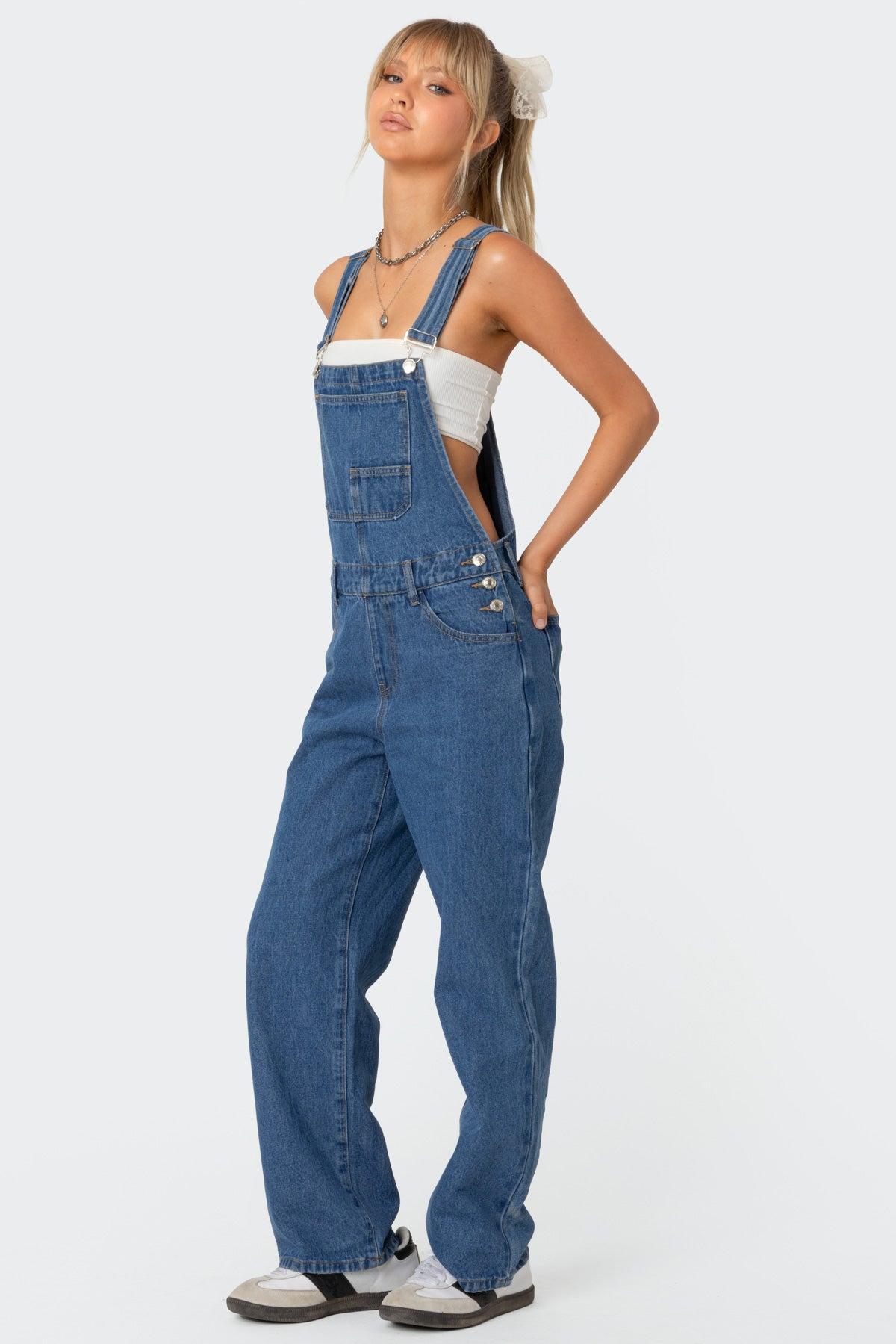 Rosemary Denim Overalls Product Image