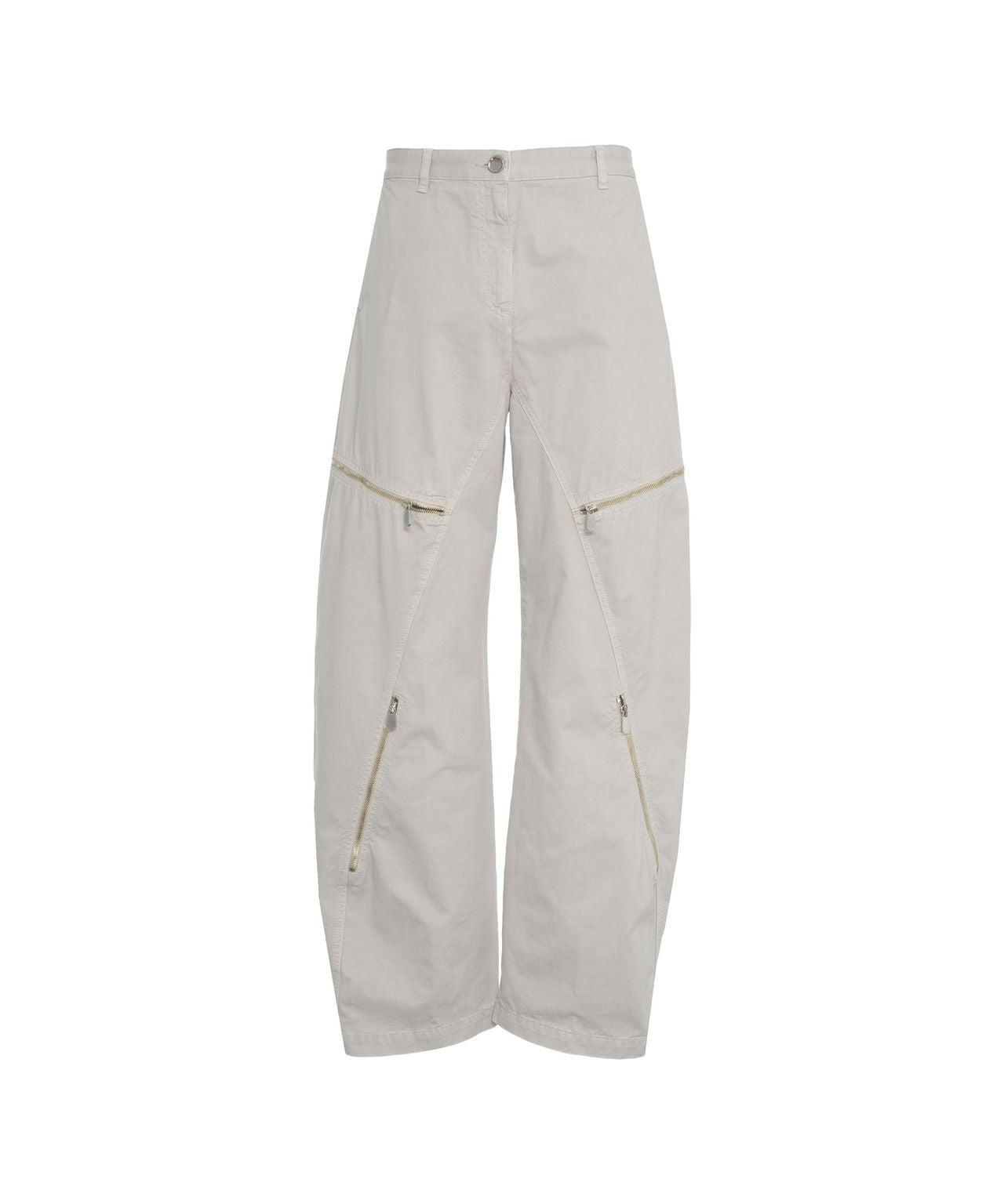 Wide leg pants with zipper details Product Image