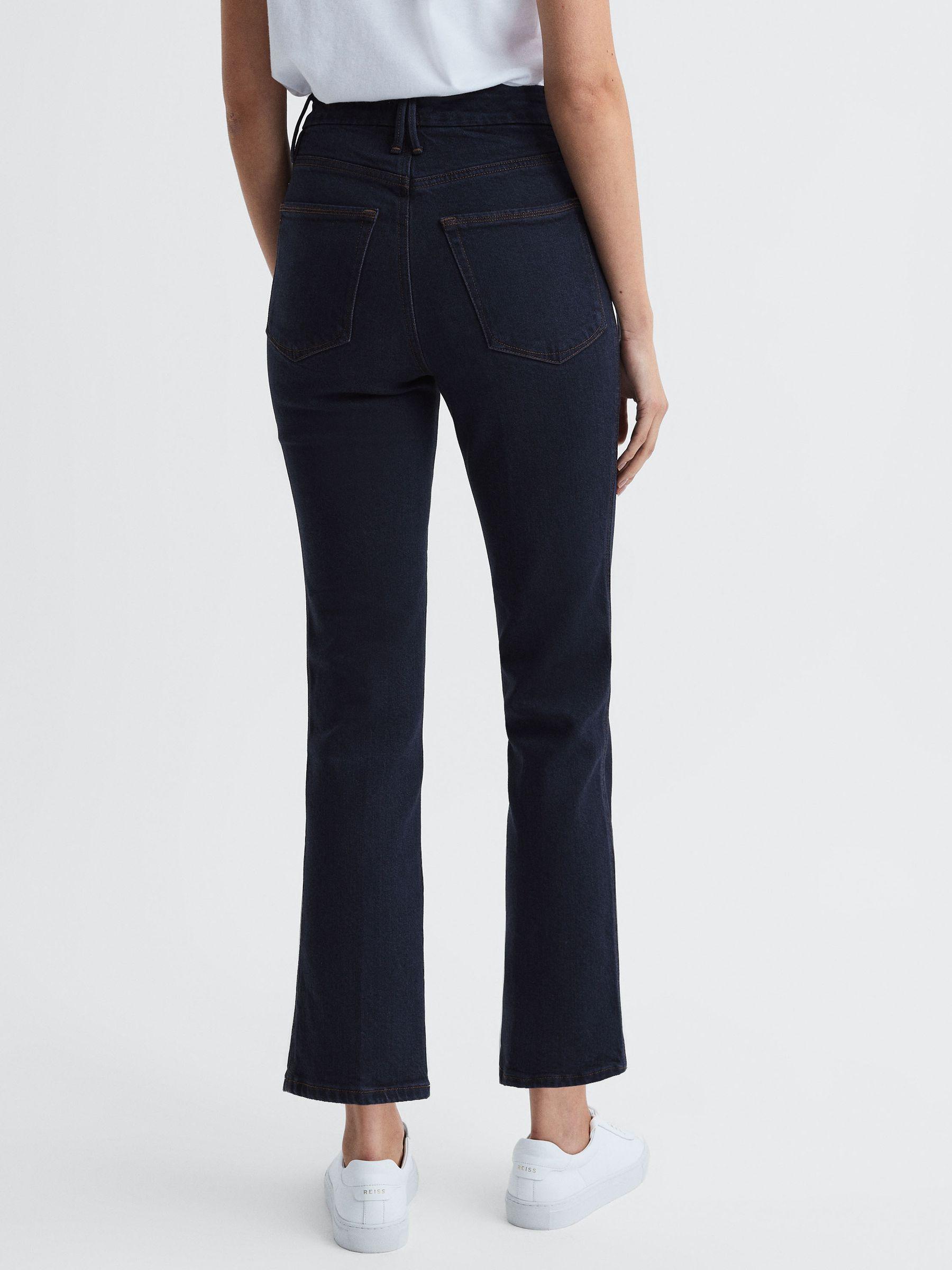 Good American Soft Tech Straight Leg Jeans in Indigo Product Image