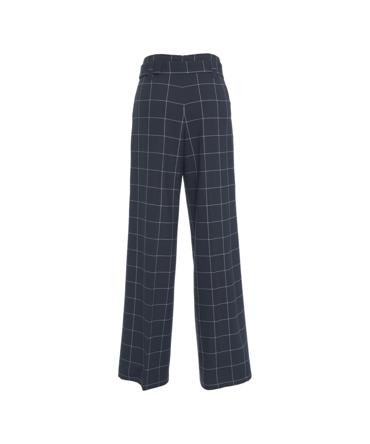 Palazzo pants with waist belt Product Image