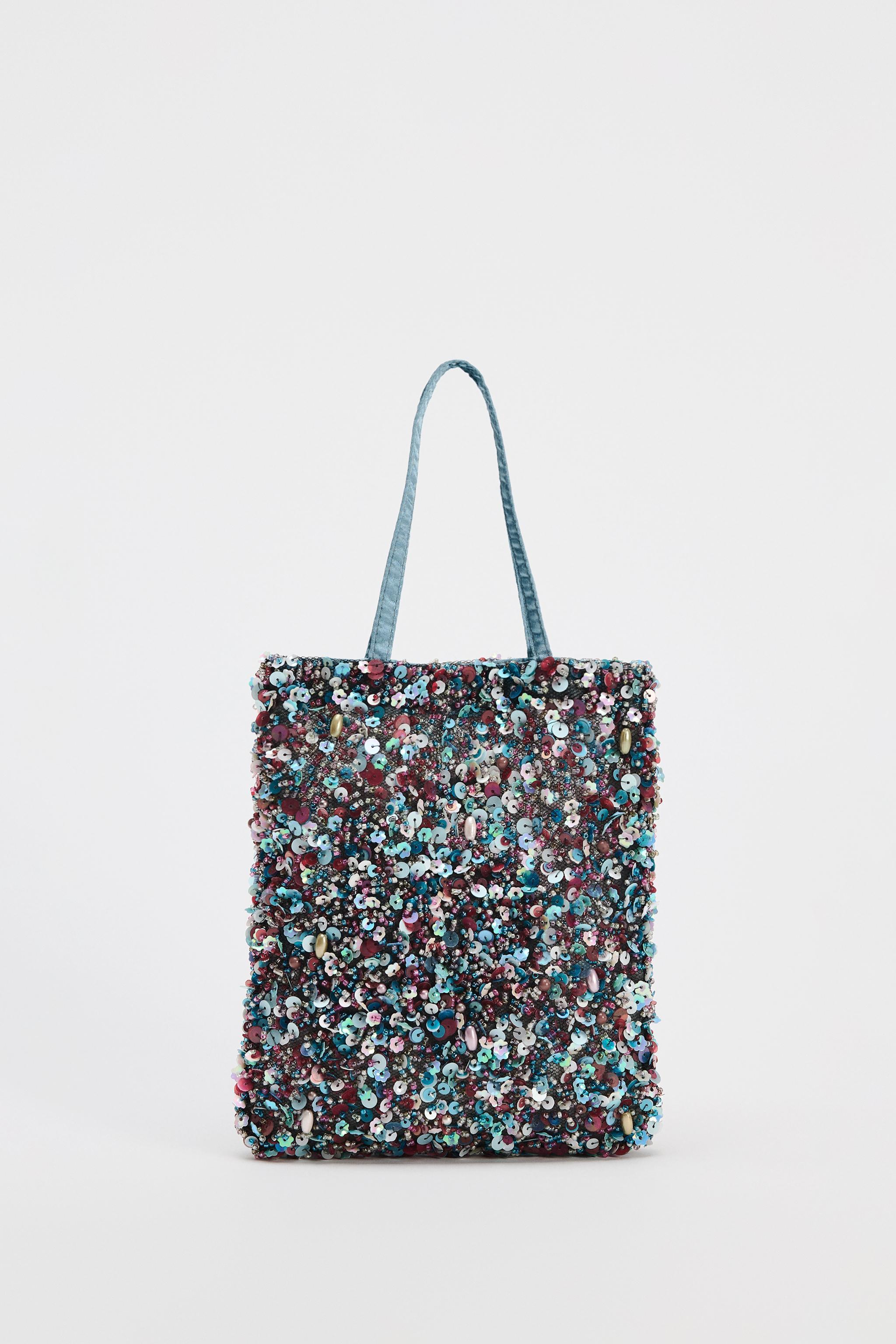 BEADED MINI BUCKET BAG Product Image