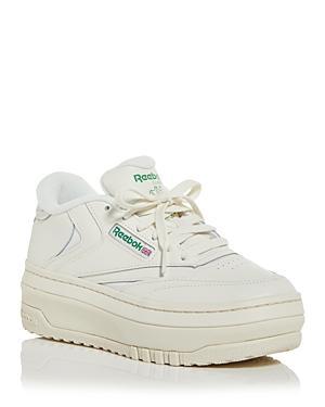 Reebok Womens Club C Extra Platform Low Top Sneakers Product Image