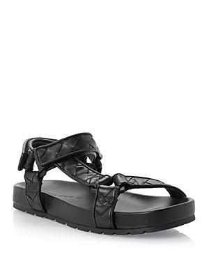 Trip Woven Leather Sporty Sandals Product Image