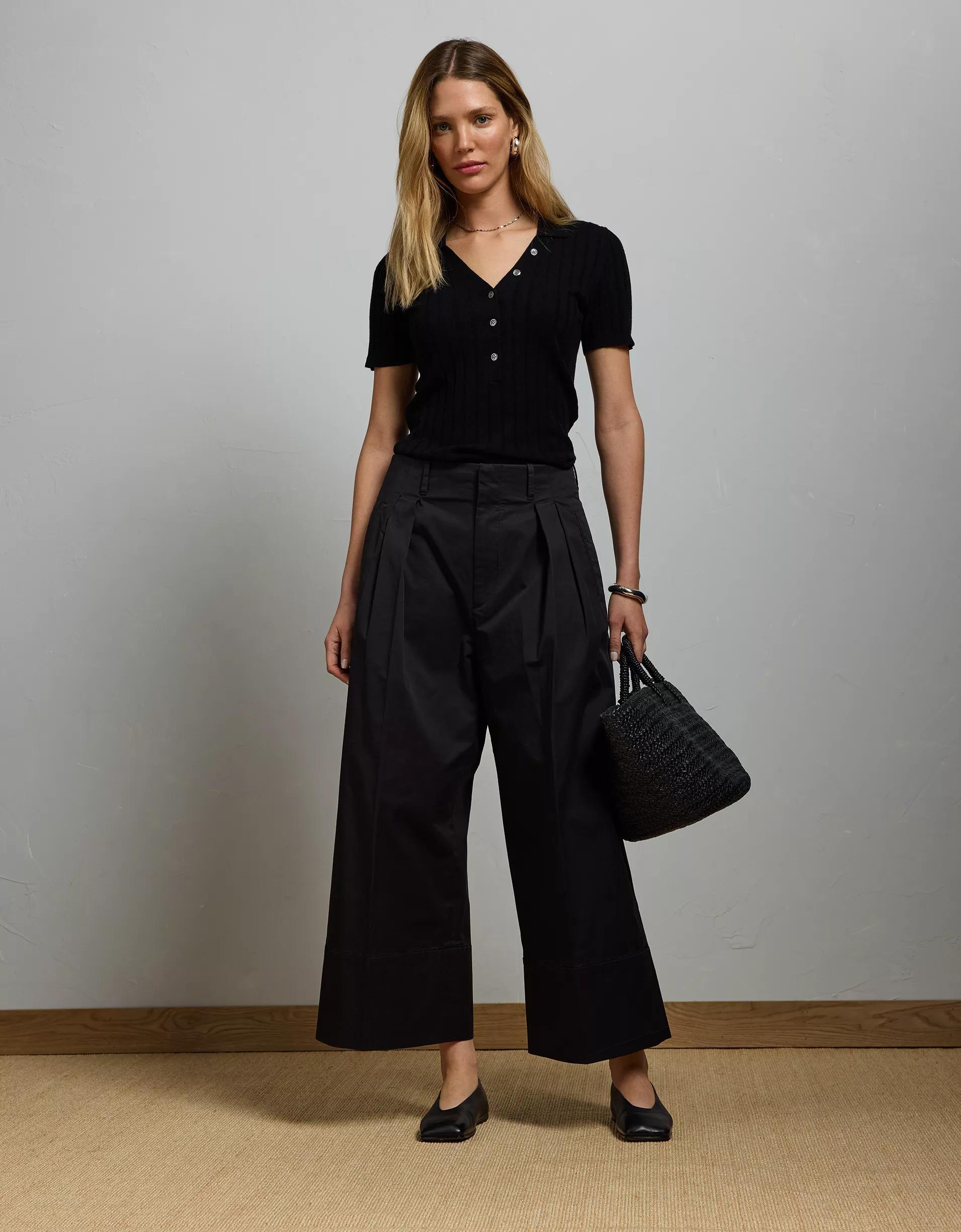 AE77 Premium Cropped Trouser Product Image