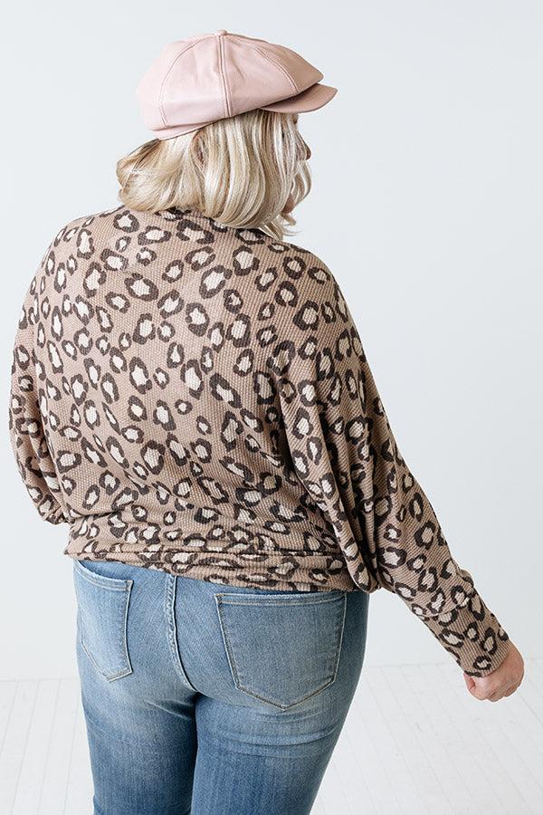 Sneak Away Leopard Shift Top Curves Product Image