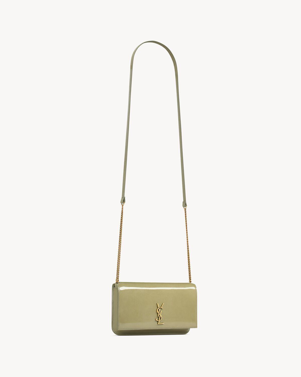 CASSANDRE phone holder in smooth leather | Saint Laurent | YSL.com Product Image