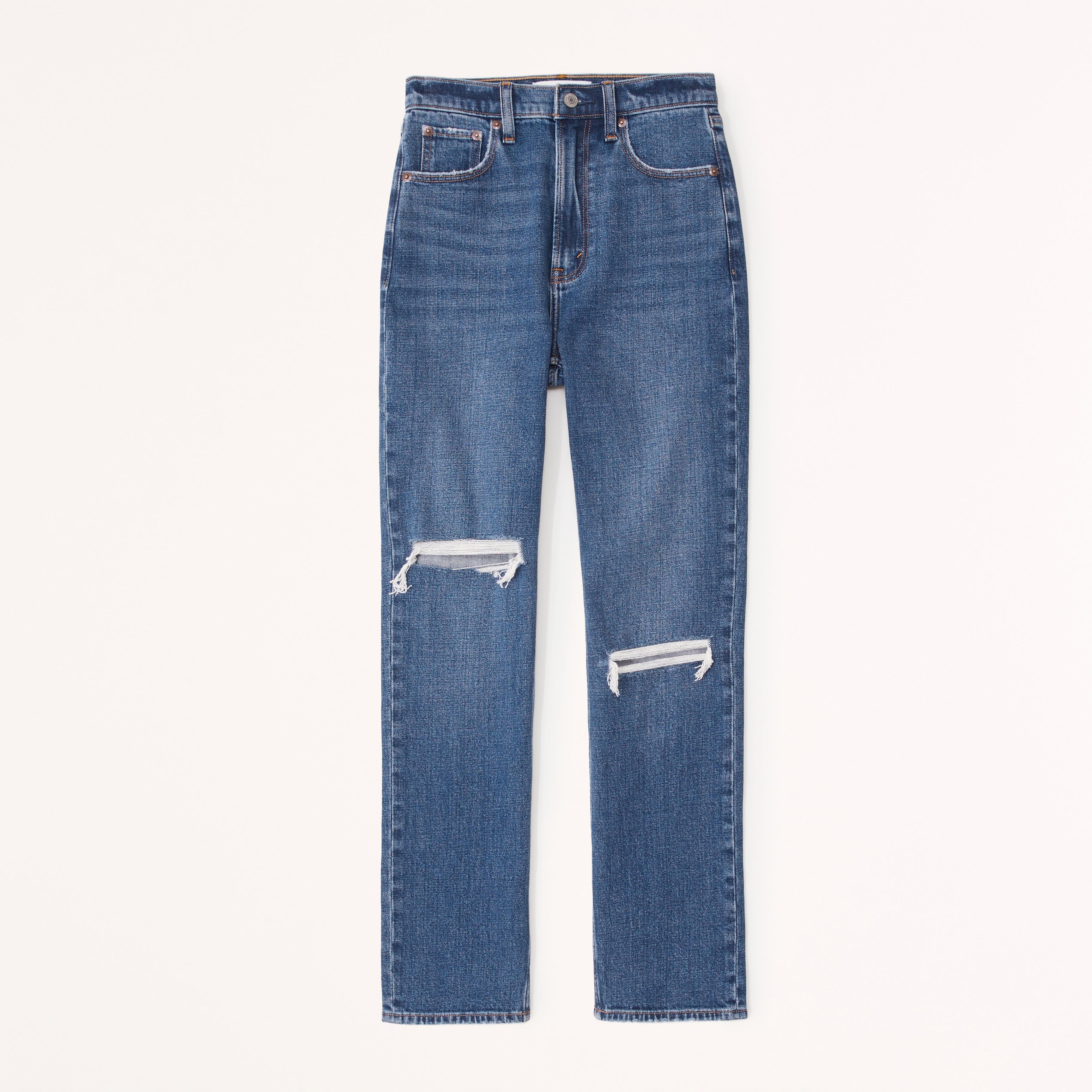 Ultra High Rise Ankle Straight Jean Product Image