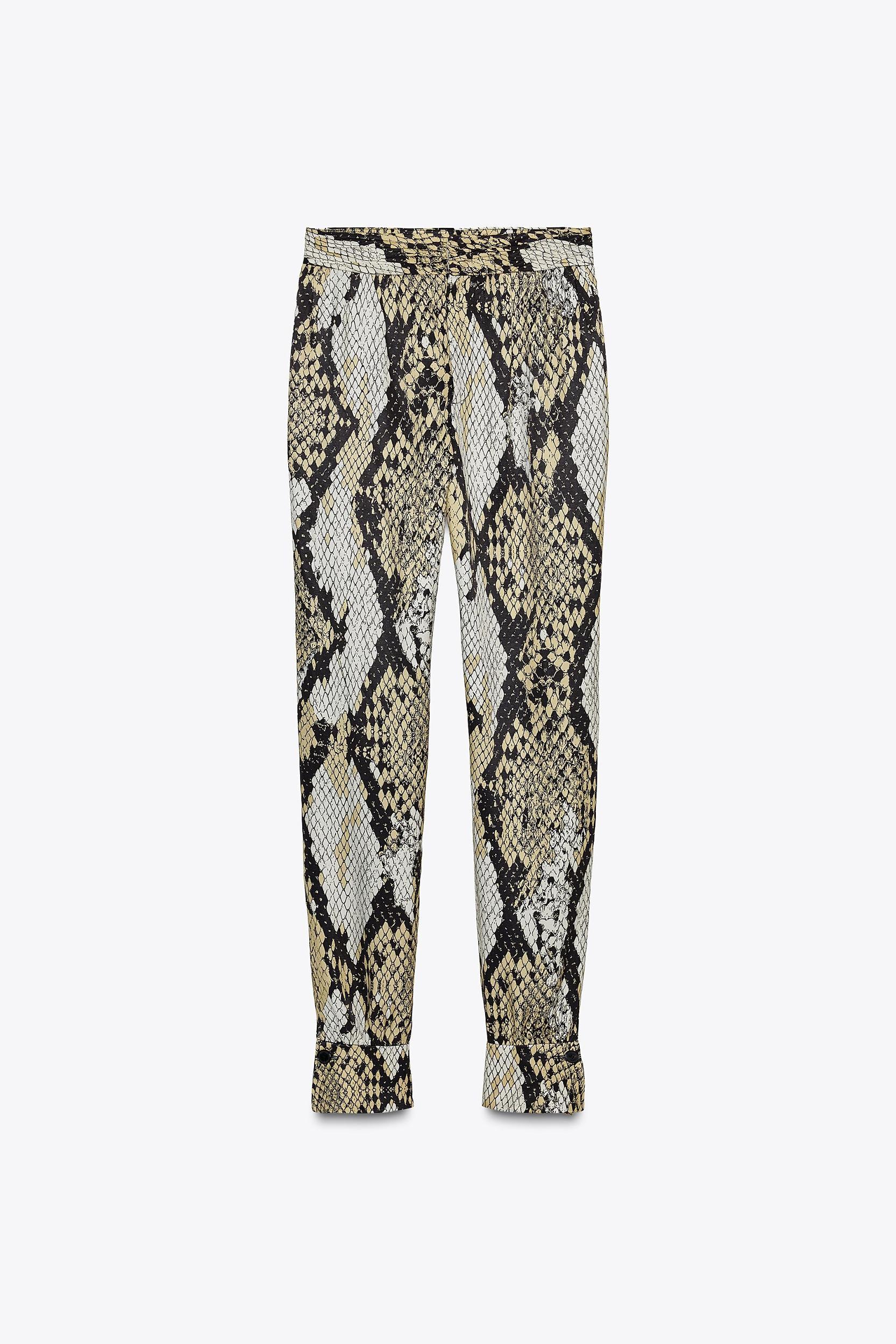 ZW COLLECTION ANIMAL PRINT PANTS Product Image