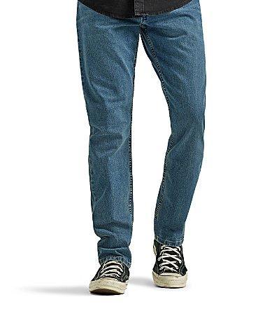 Men's Wrangler Relaxed-Fit Bootcut Jeans, Size: 42X30, Mid Blue Product Image