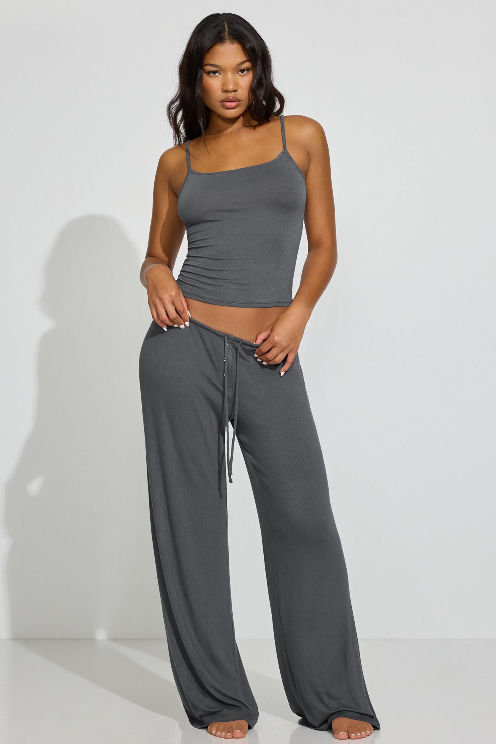 Sheer Ribbed Cami Top Product Image