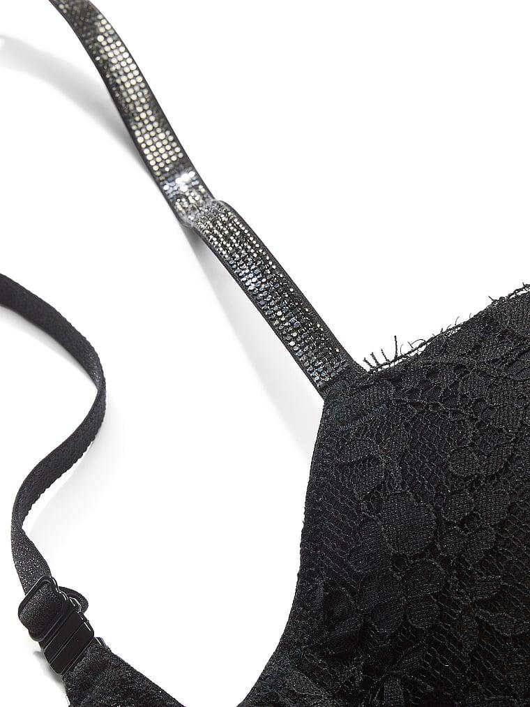 Wicked Twinkle Strap Unlined Lace Balconette Bra Product Image