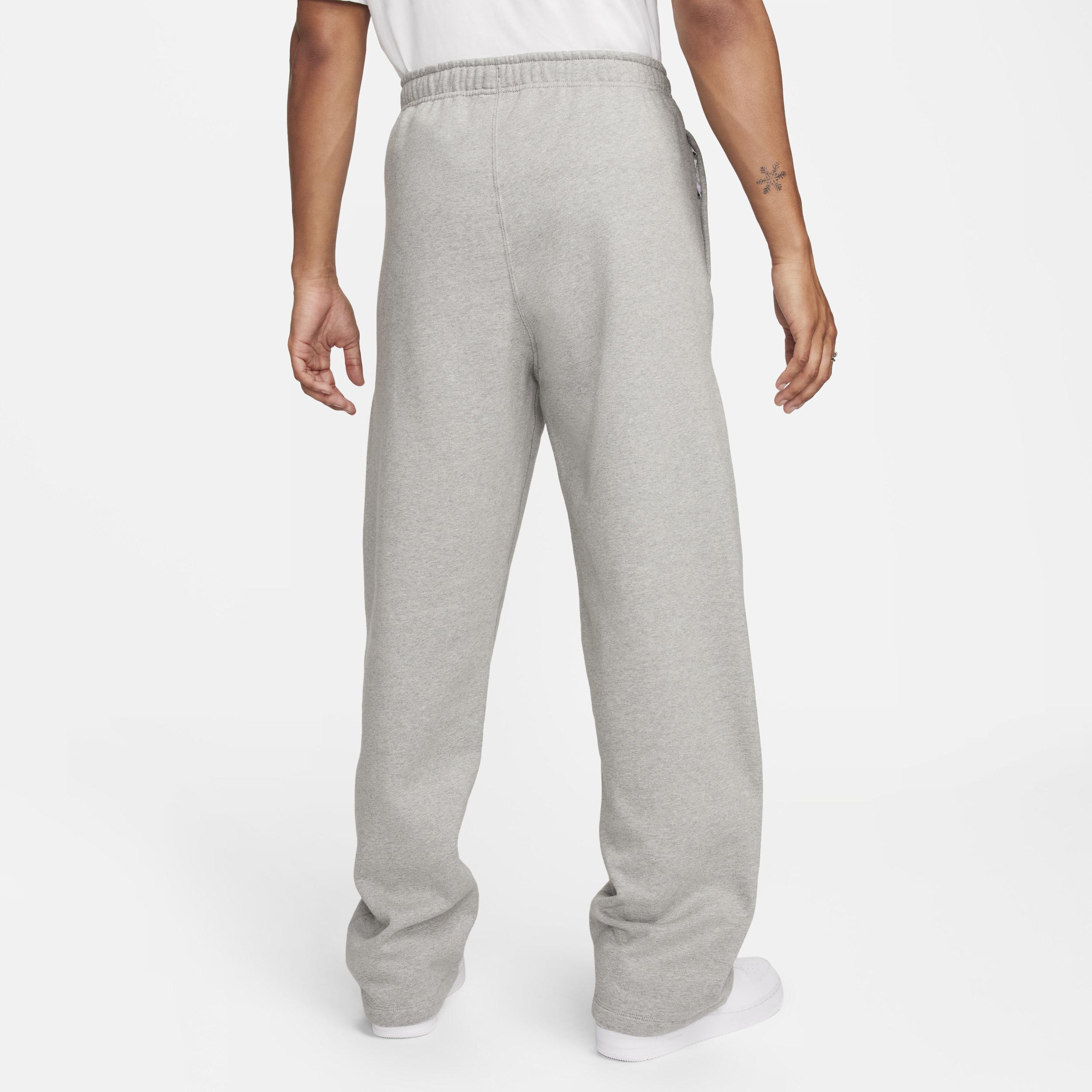 Nike Solo Swoosh Men's Open-Hem Fleece Pants Product Image